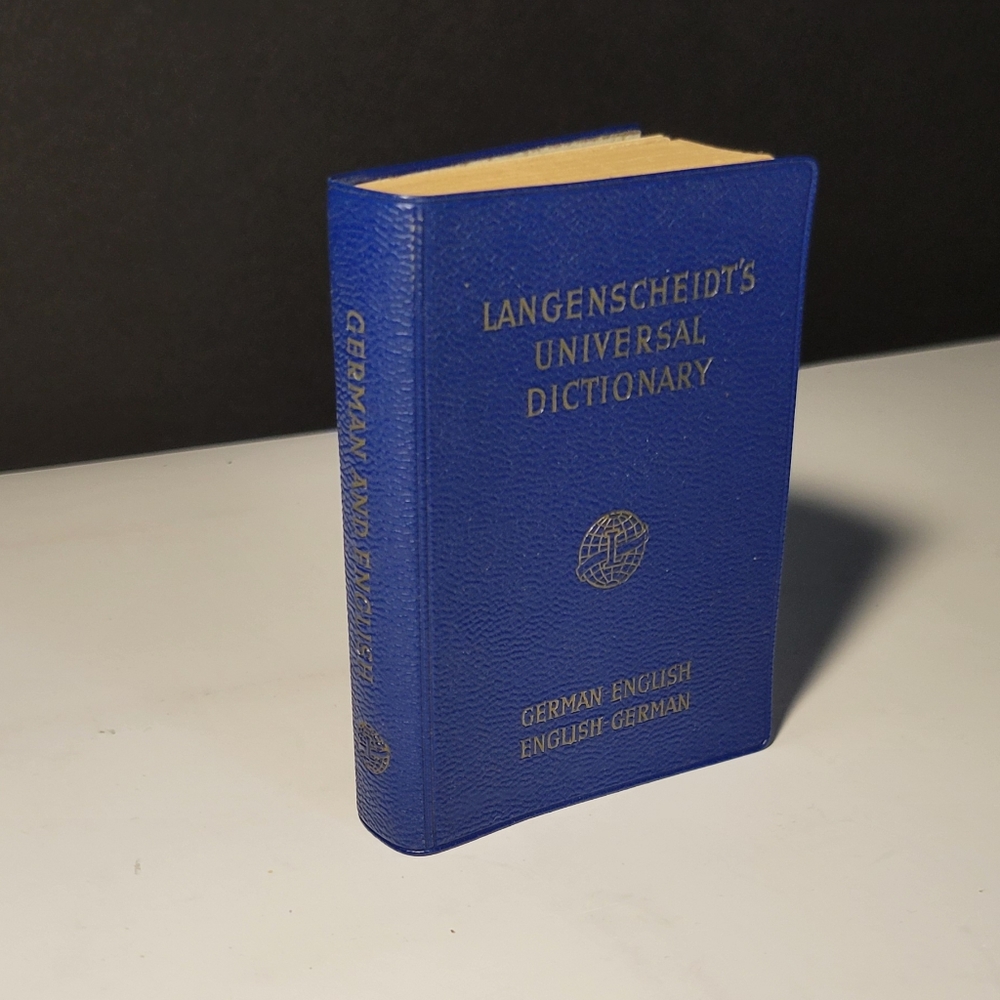 Dictionary German To English English To German 1961 18th Edition